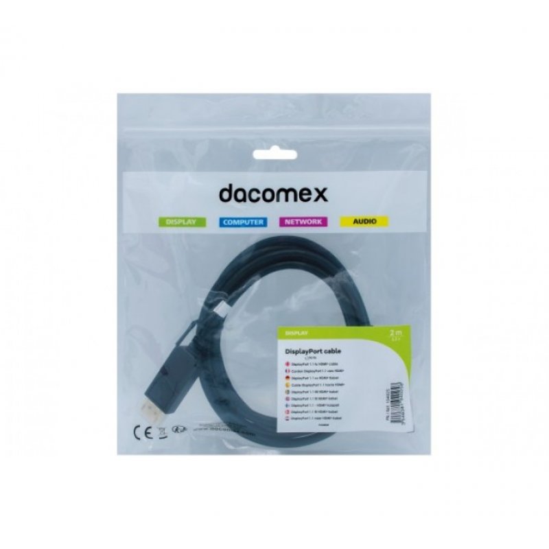 DACOMEX DisplayPort 1.1 to HDMI® cable - 2 m