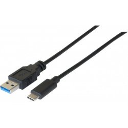Dacomex 194030 USB cable 1 m USB 3.2 Gen 1 (3.1 Gen 1) USB A USB C Black