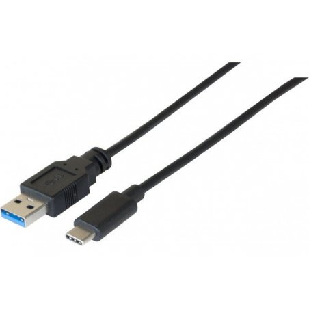 Dacomex 194030 câble USB 1 m USB 3.2 Gen 1 (3.1 Gen 1) USB A USB C Noir