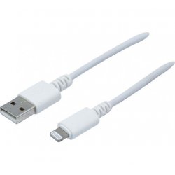 Dacomex 194041 mobile phone cable White 1 m USB A Lightning