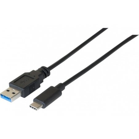 Dacomex 199050 câble USB 1 m USB 3.2 Gen 1 (3.1 Gen 1) USB A USB C Noir