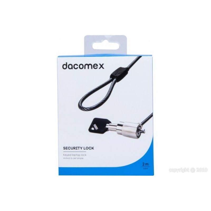 DACOMEX Keyed laptop lock - 2 m