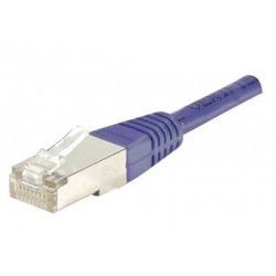 Cat6 RJ45 Patch cable F/UTP purple - 1 m