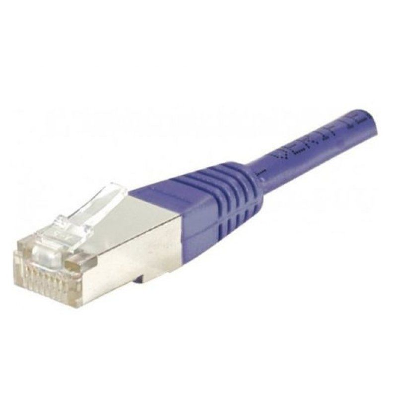 Cat6 RJ45 Patch cable F/UTP purple - 1 m