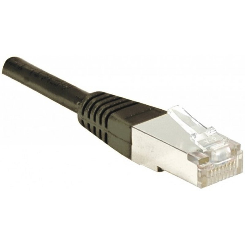Cat6 RJ45 Patch cable F/UTP black - 5 m