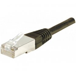 Cat6 RJ45 Patch cable F/UTP black - 25 m