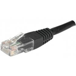 Cat6 RJ45 Patch cable U/UTP black - 5 m