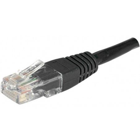 Dexlan RJ45 U/UTP CAT6 câble de réseau Noir 5 m U/UTP (UTP)