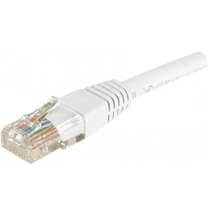 Cat6 RJ45 Patch cable U/UTP white - 1,5 m
