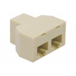 CUC Exertis Connect 252020 répartiteur téléphonique RJ-11 F 2x RJ-11 F Ivoire