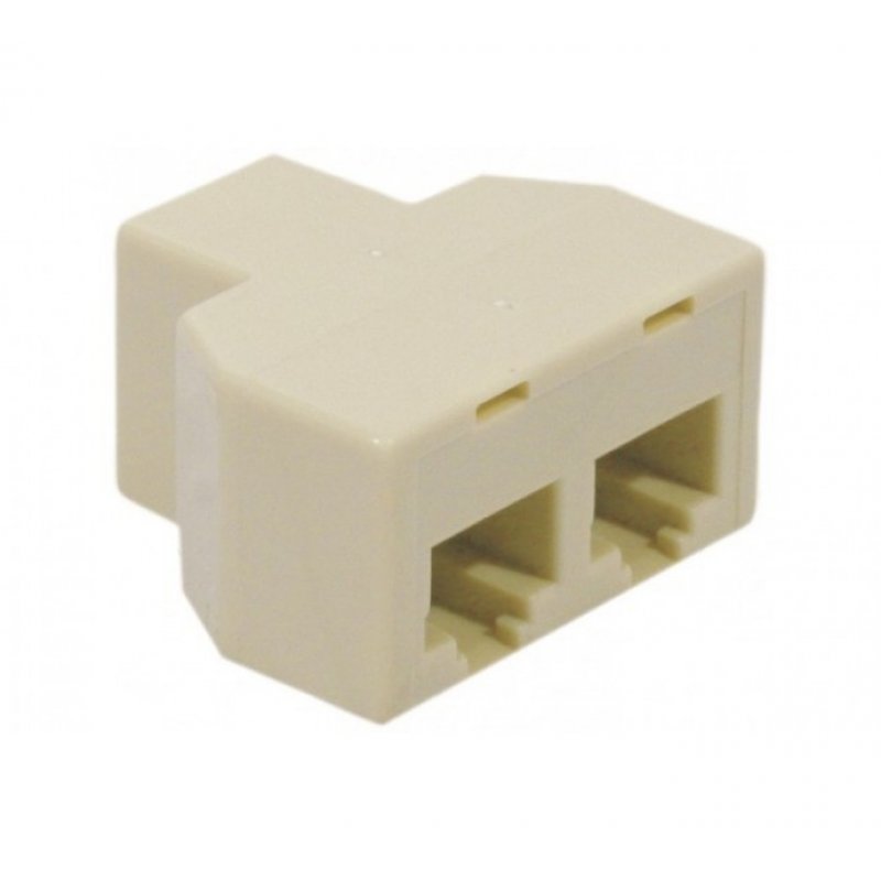 CUC Exertis Connect 252020 telephone splitter RJ-11 F 2x RJ-11 F Ivory
