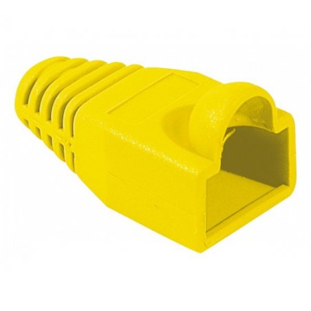 Sleeves for RJ45 Plugs 5,5 mm - Bag of 10 Yellow