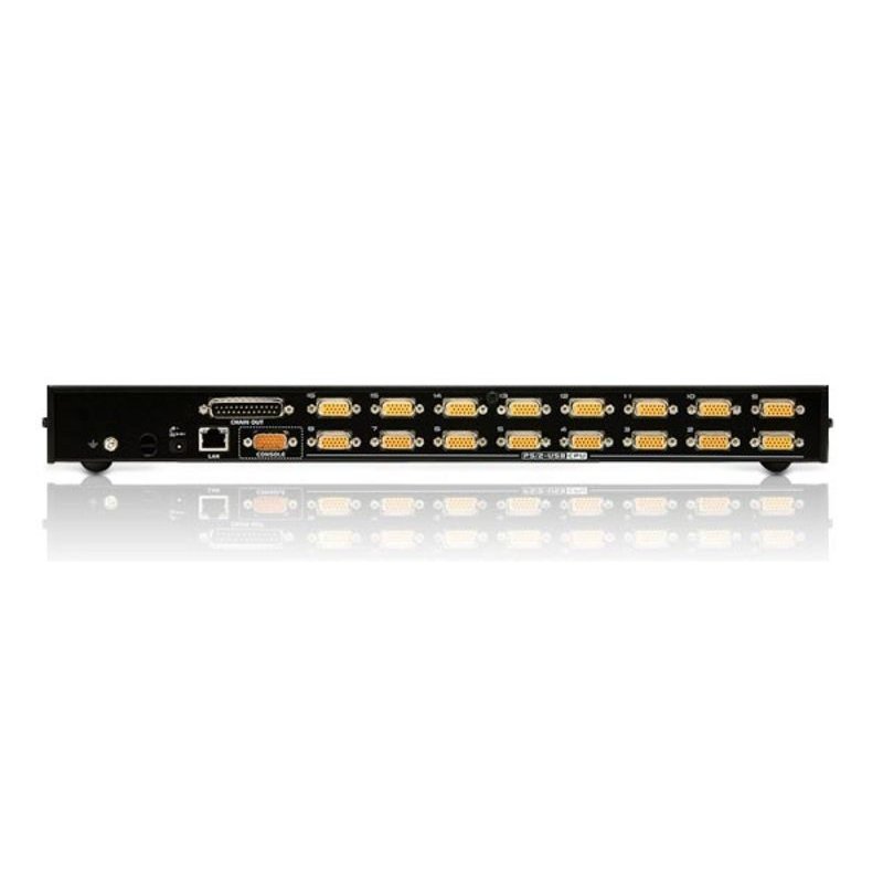 16-Port USB - PS/2 VGA KVM Over IP Switch with USB port