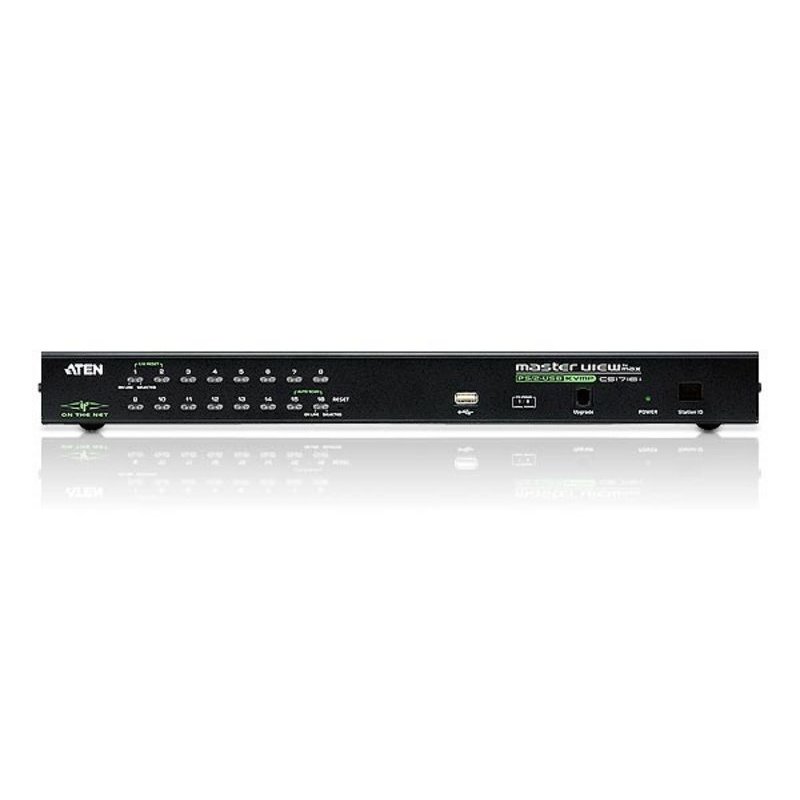 ATEN Commutateur KVM VGA 16 ports PS/2-USB sur IP accès de partage 1 local/distant