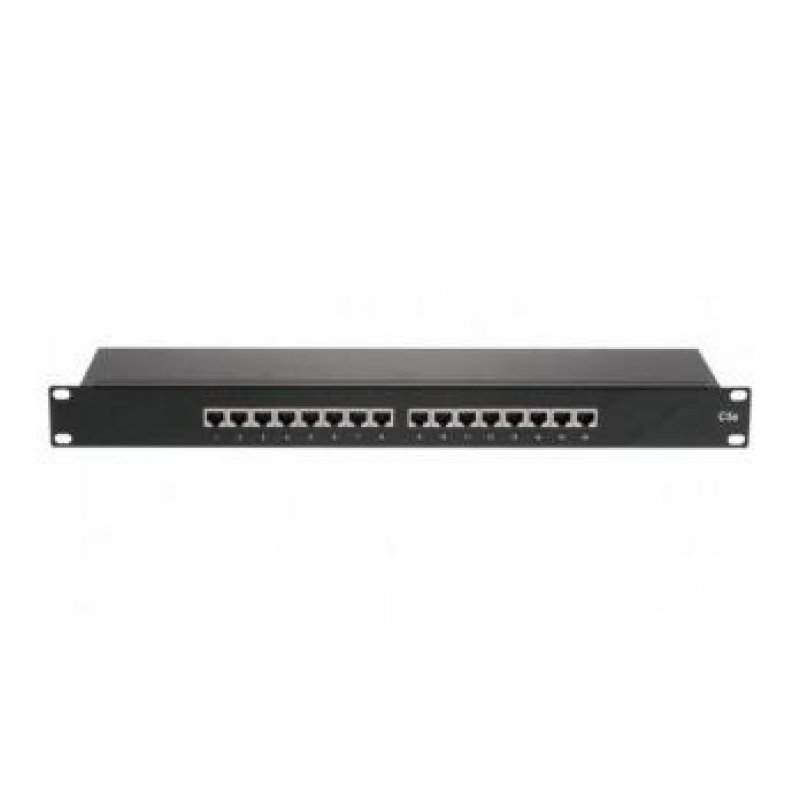 Patch Panel Cat 5e STP 1U Equipped- 16 ports