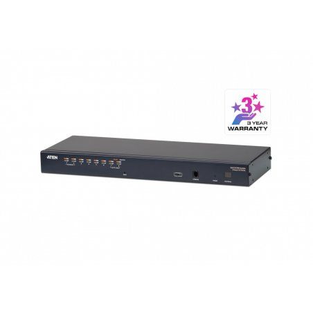 ATEN Commutateur KVM (DisplayPort, HDMI, DVI, VGA) multi-interface Cat 5 à 8 ports