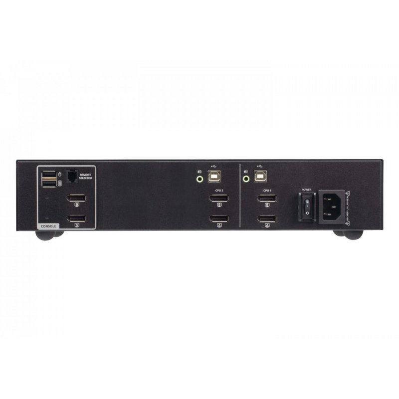 ATEN 2-Port USB DisplayPort Dual Display Secure KVM Switch (PSD PP v4.0 Compliant)