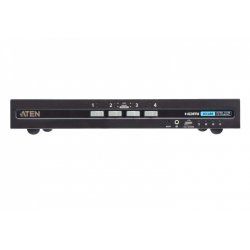 4-Port USB - 4K HDMI Secure KVM Switch w/ Access Card reader