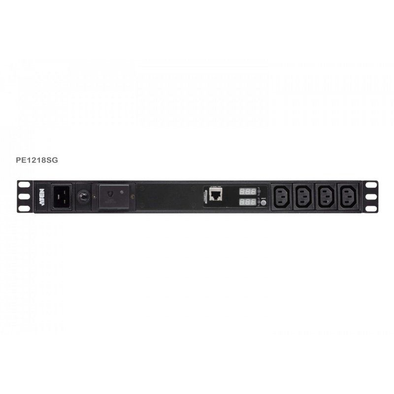 ATEN PE1218S 1U 16A 18 Port Surge Protection Metered PDU