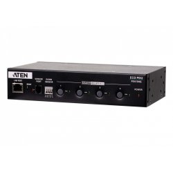 4-Outlet 1U Half-rack eco PDU, Switched by Outlet