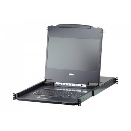 Aten CL6708MW 8 port fullhd dvi/usb/spk lcd kvm switch