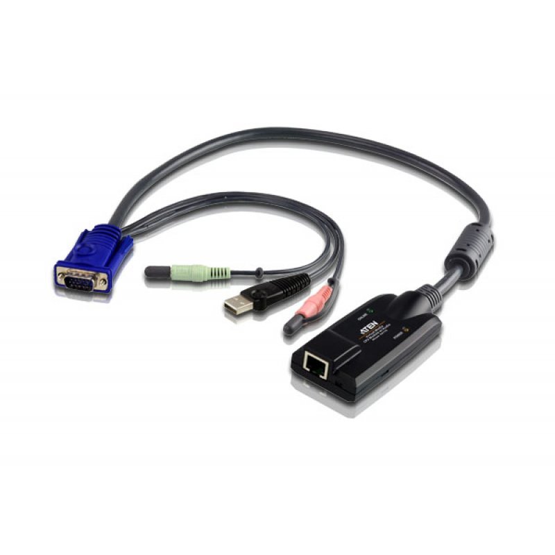 USB - VGA to Cat5e/6 KVM Module with Audio & VM Support