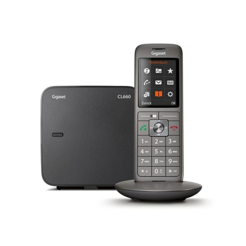 GIGASET CL660 DUO WIRELESS DECT PHONE BLACK