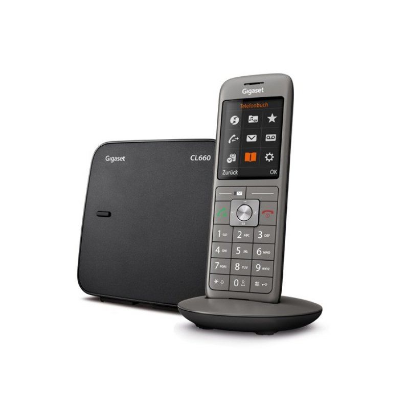 GIGASET CL660 DUO WIRELESS DECT PHONE BLACK