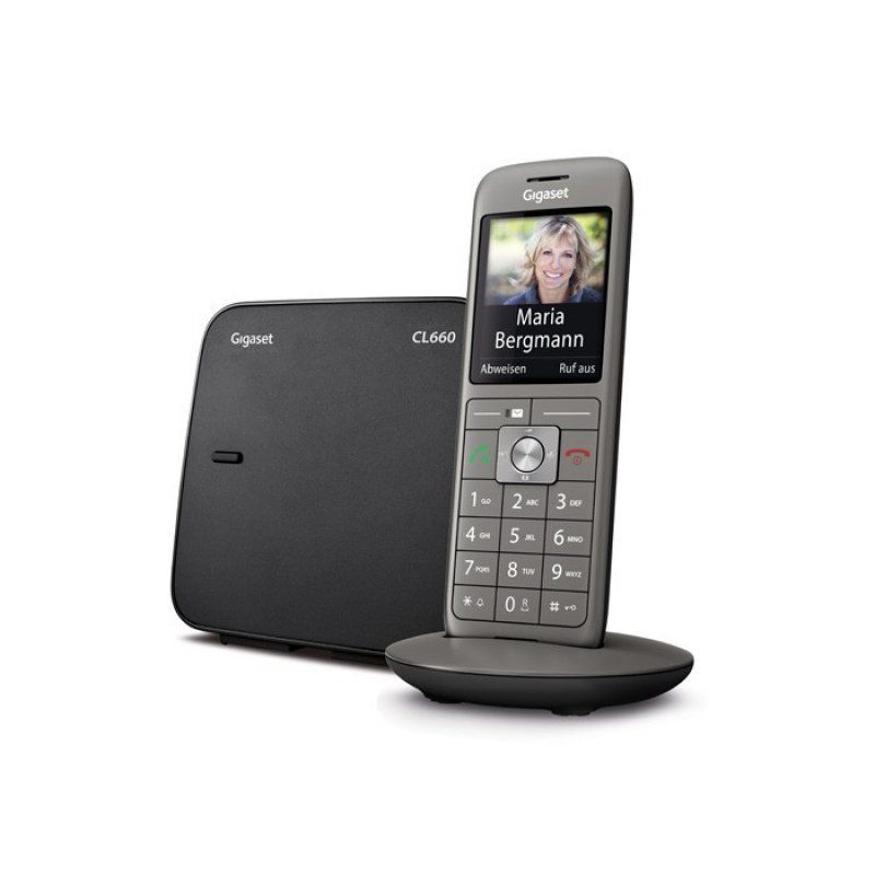 Gigaset CL660A Duo Analog/DECT telephone Caller ID Grey