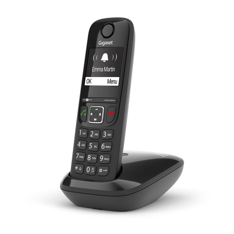 Gigaset AS690 Analog/DECT telephone Black