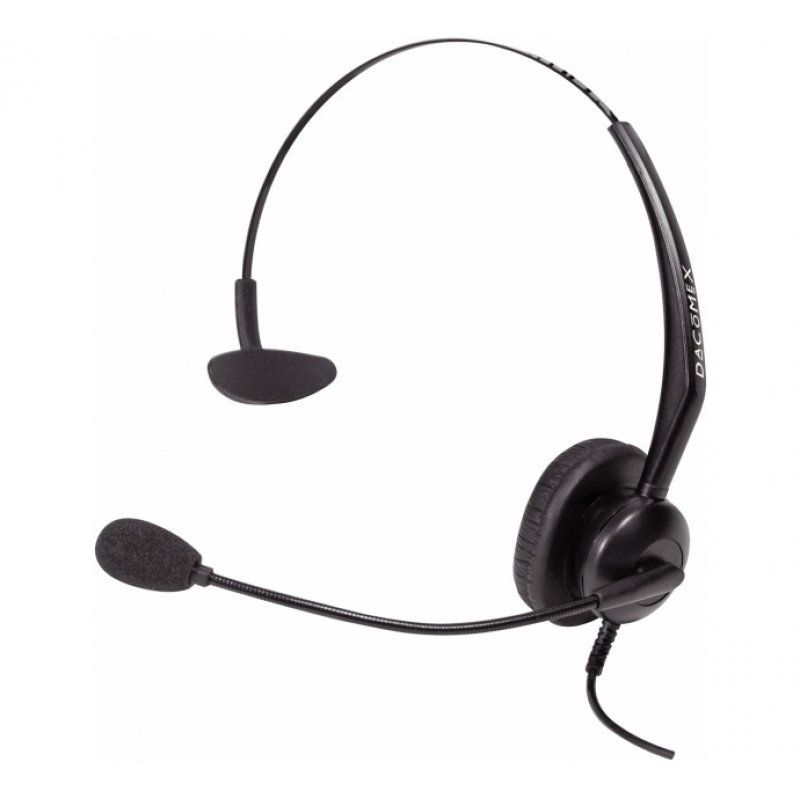 Dacomex 292010 headphones/headset Wired Head-band Office/Call center Black