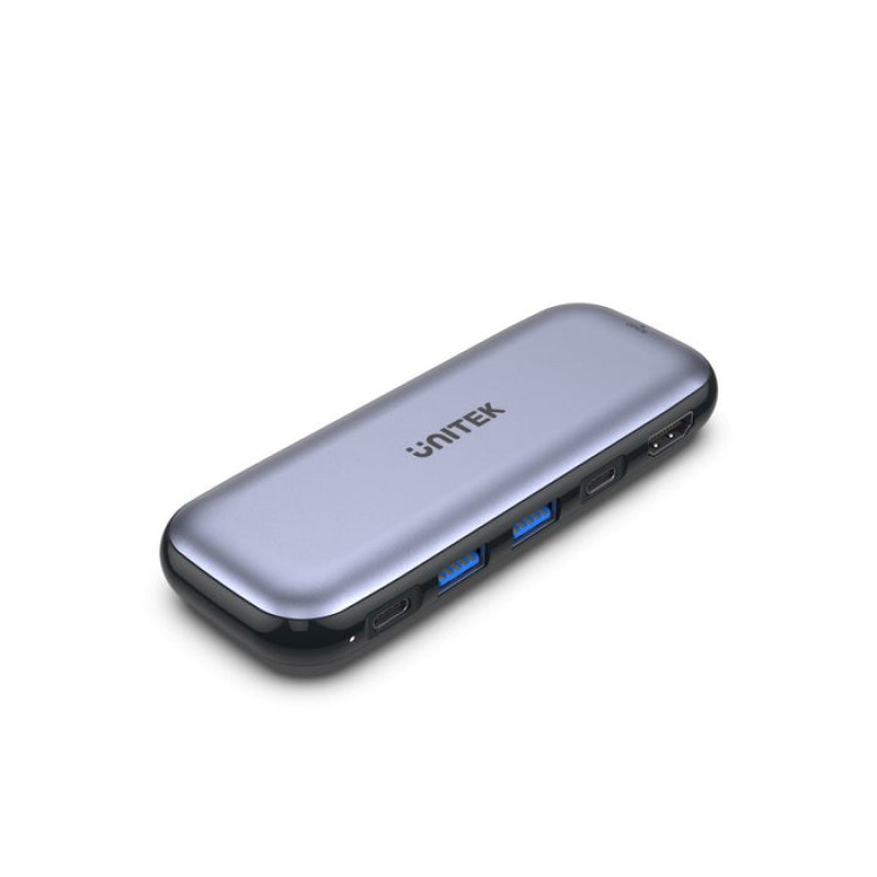 UNITEK uHUB H6 USB Type-C 10000 Mbit/s Gris