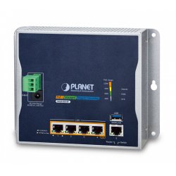 PLANET IP30 Industrial Wall-mount wired router Gigabit Ethernet Blue, Grey