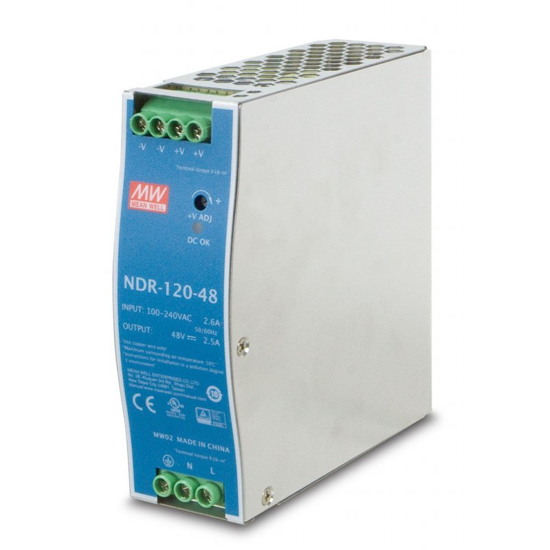 PLANET PWR-120-48 power supply unit 120 W Blue, Grey