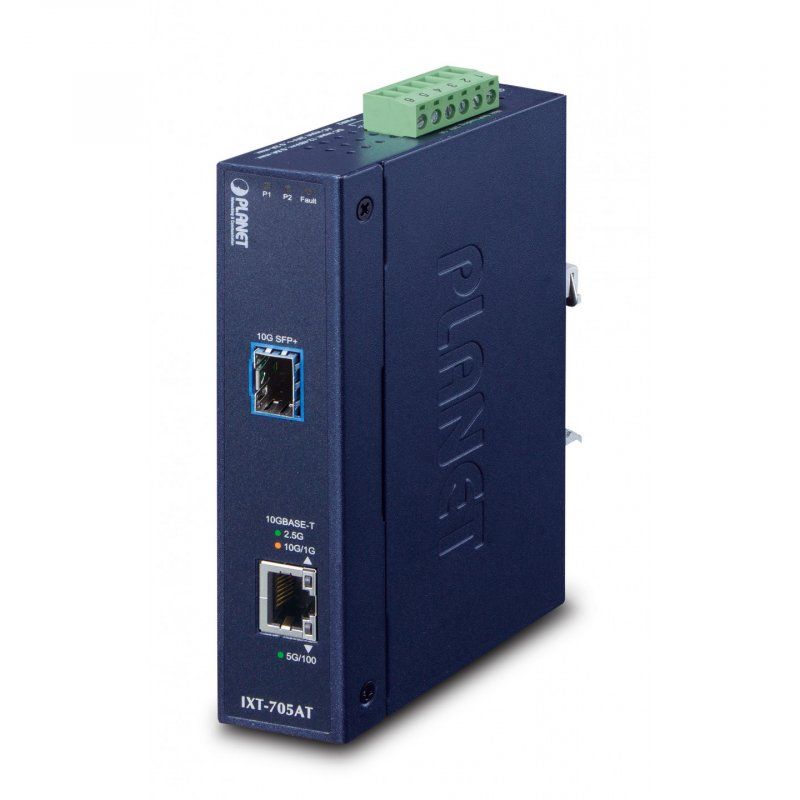 PLANET IXT-705AT network media converter 20000 Mbit/s Blue
