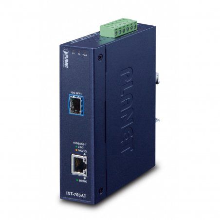 PLANET IXT-705AT network media converter 20000 Mbit/s Blue