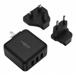 TRAVEL WALL USB CHARGER 3 PORTS