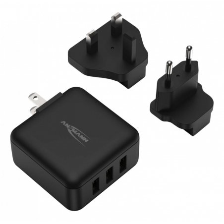 TRAVEL WALL USB CHARGER 3 PORTS