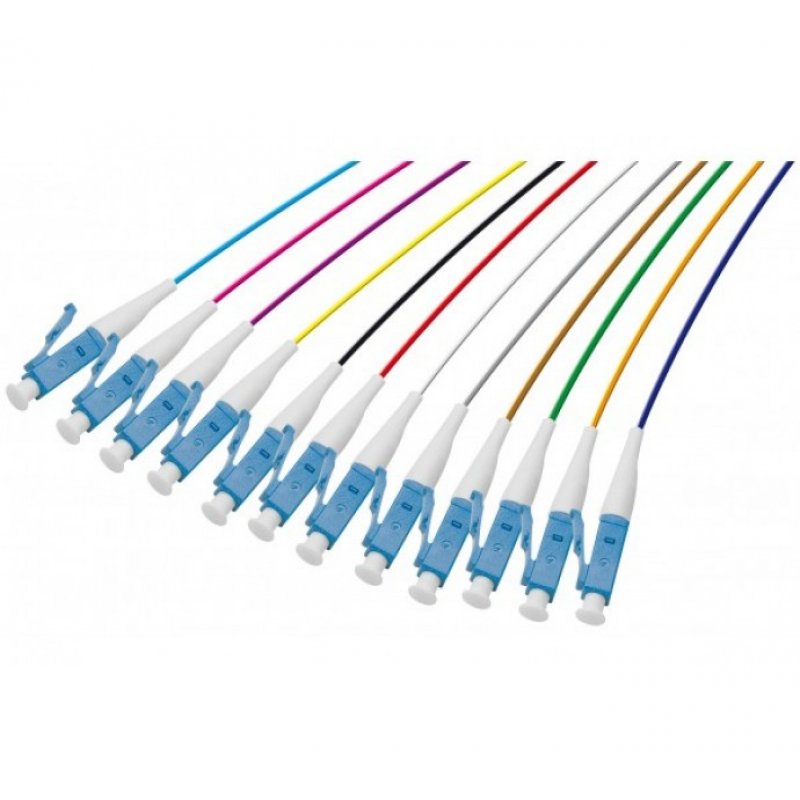 Pigtail OM3 LC/UPC LSZH 12 Connectors- 2 m