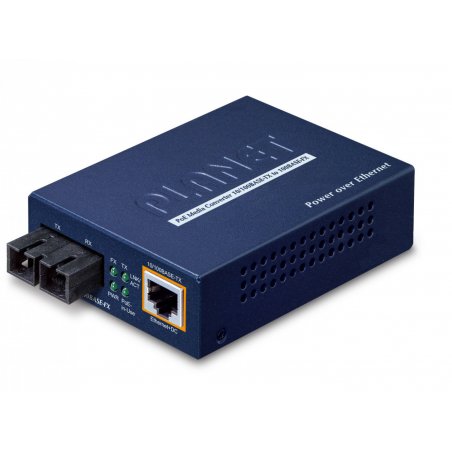 PLANET FTP-802 network media converter 100 Mbit/s 1310 nm Multi-mode Blue