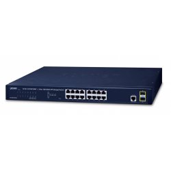 PLANET GS-4210-16T2S network switch Managed L2/L4 Gigabit Ethernet (10/100/1000) 1U Blue