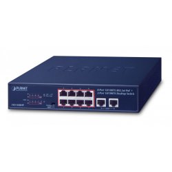 PLANET 8-Port 10/100Mbps 802,3at PoE Desktop Switch