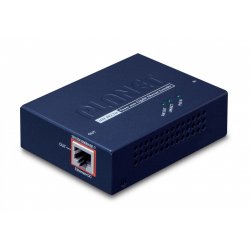PLANET POE-E201 network extender Network transmitter & receiver Blue