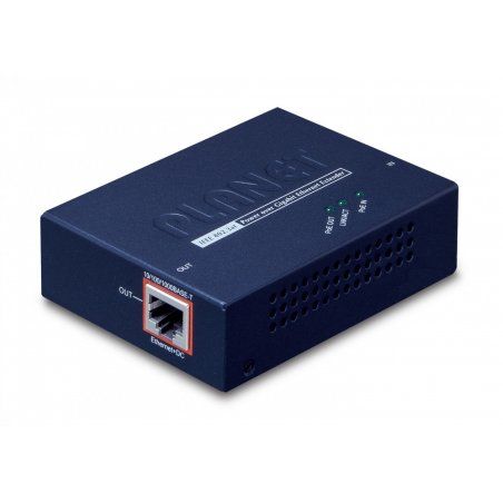 PLANET POE-E201 network extender Network transmitter & receiver Blue