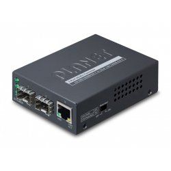 PLANET GT-1205A convertisseur de support réseau 1000 Mbit/s Noir