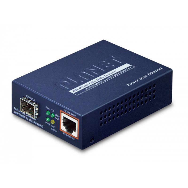 PLANET GTP-805A Gigabit PoE Converter 802,3af-SFP