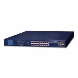 PLANET FGSW-1822VHP network switch Unmanaged Fast Ethernet (10/100) Power over Ethernet (PoE) 1U Blue