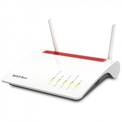 FRITZ!Box 6890 LTE routeur sans fil Gigabit Ethernet Bi-bande (2,4 GHz / 5 GHz) 4G Noir, Rouge, Blanc