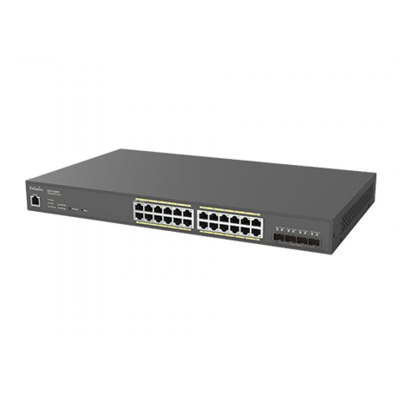 EnGenius ECS1528FP commutateur réseau Géré L2 Gigabit Ethernet (10/100/1000) Connexion Ethernet, supportant l'aliment