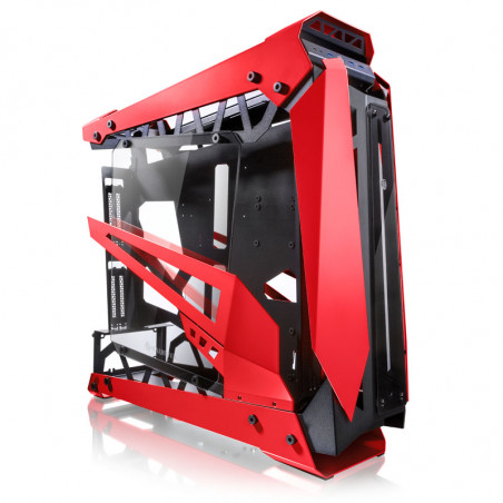 Raijintek compatible NYX PRO Showcase Big-Tower, Tempered Glass - rouge
